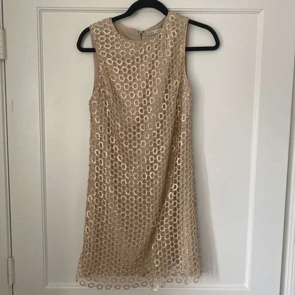 slim fit dress slacks Sequin Gold Midi Dress